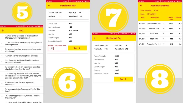 Manappuram personal loan app details